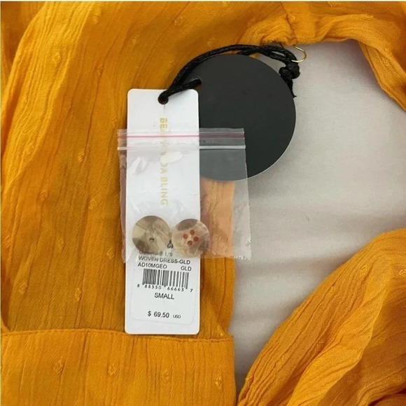 Revolve Amuse Society Georgie mustard yellow dress - Picture 5 of 12